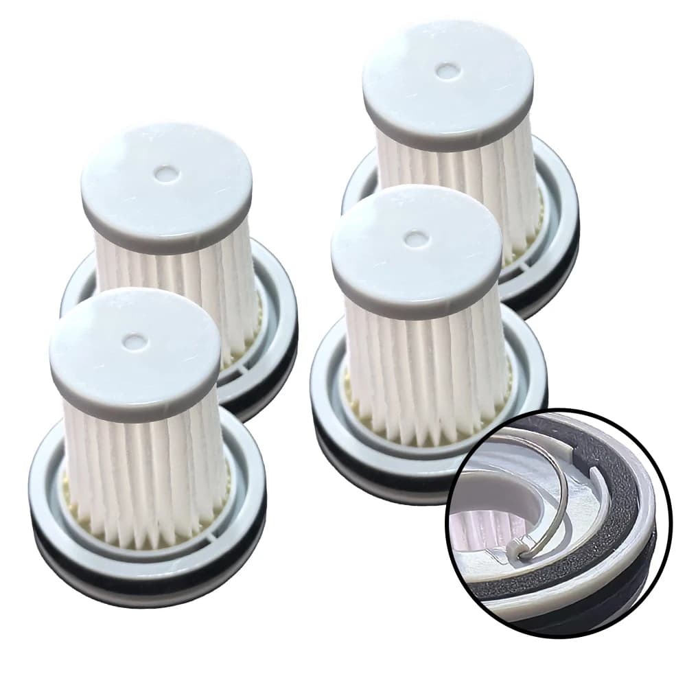 Filtro HEPA di ricambio per Fanttik, per Slim V8, per Apex V9 V10, ricambi per aspirapolvere per auto senza fili, lavabili e riutilizzabili, 4 pezzi