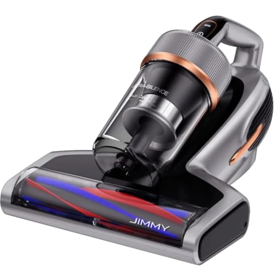 Aspirapolvere per Materassi BX7 Pro con UV-C e Ultrasuoni, Riscaldamento Rapido in 5s, Aspirazione 16Kpa, 480W, Portatile