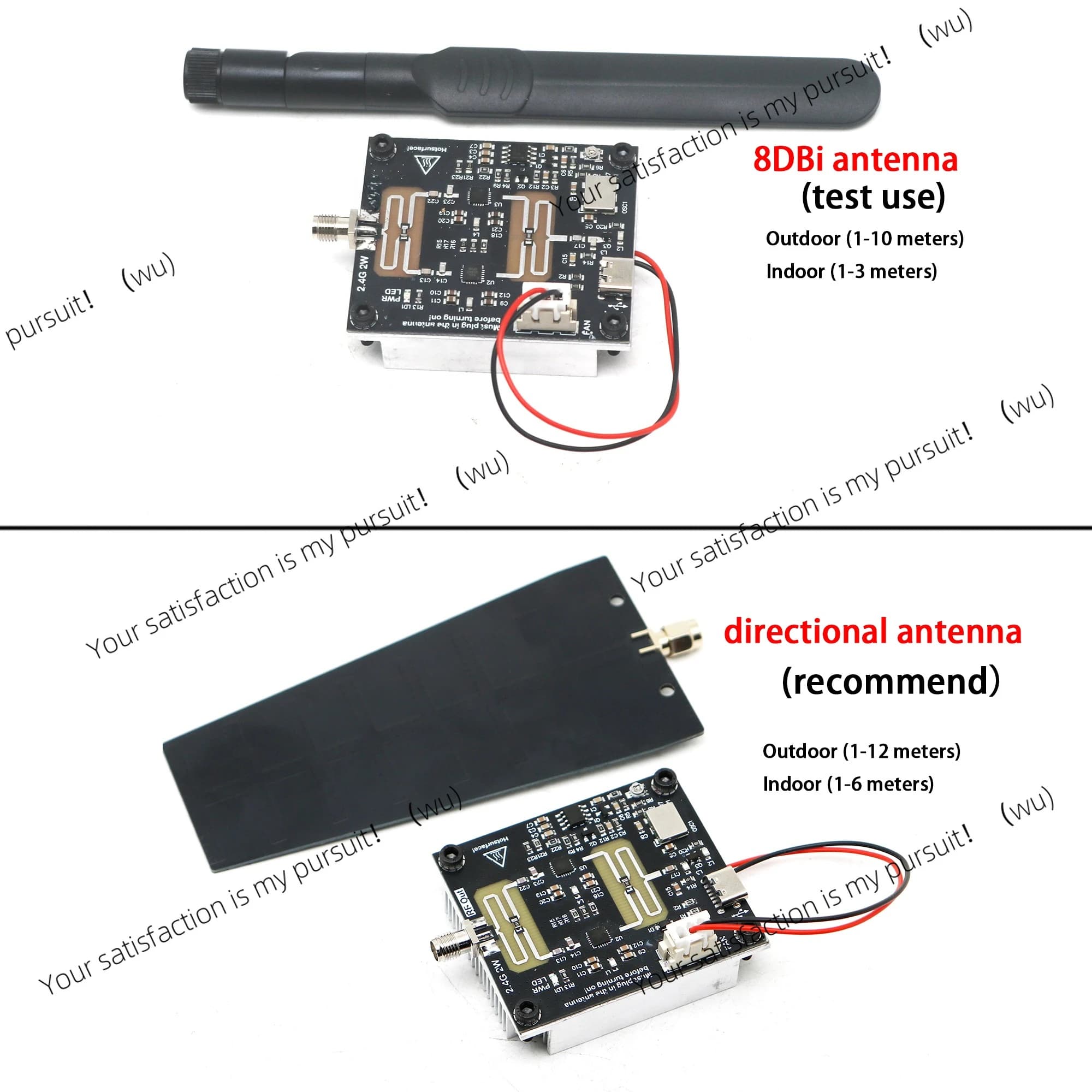 RF Signal Generator VCO 2.4GHz 2W WiFi Bluetooth, RF Power Amplifier for Headphones BT 2.4G, Speakers, WiFi Cameras