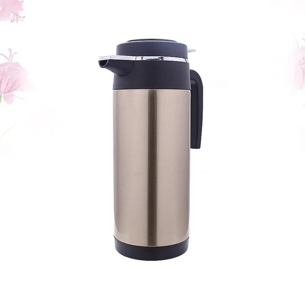 Bollitore Elettrico per Auto 1200ml 12V in Acciaio Inox, Riscaldamento Rapido, Tazza Elettrica per Viaggio
