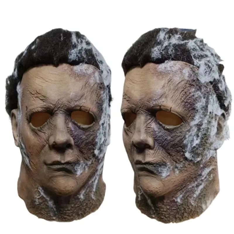 Michael Myers Figurina Mask for Man Mascara in latex Horror disguise Man Full Face Terror Fancy Hallowen Cosplay Deceptive costume; 2