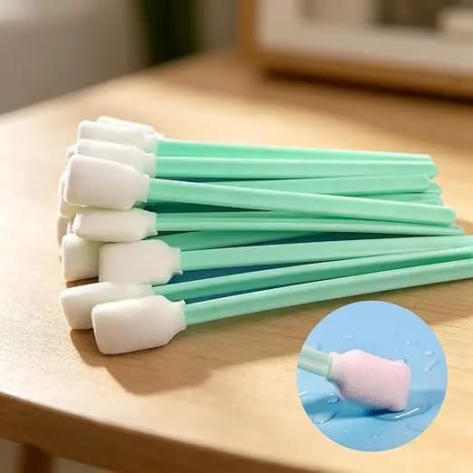 Square Foam Cleaning Swabs,Dust-Free Cleaning Sponge Tip,Suitable for Cameras, Inkjet Printers, Paintings,Optical Lens Equipment
