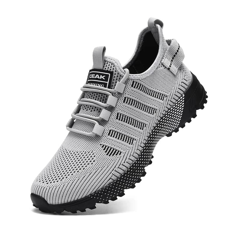 Nuove scarpe da uomo antiscivolo, versatili, in rete, sportive, casual, alla moda, leggere e traspiranti per la corsa