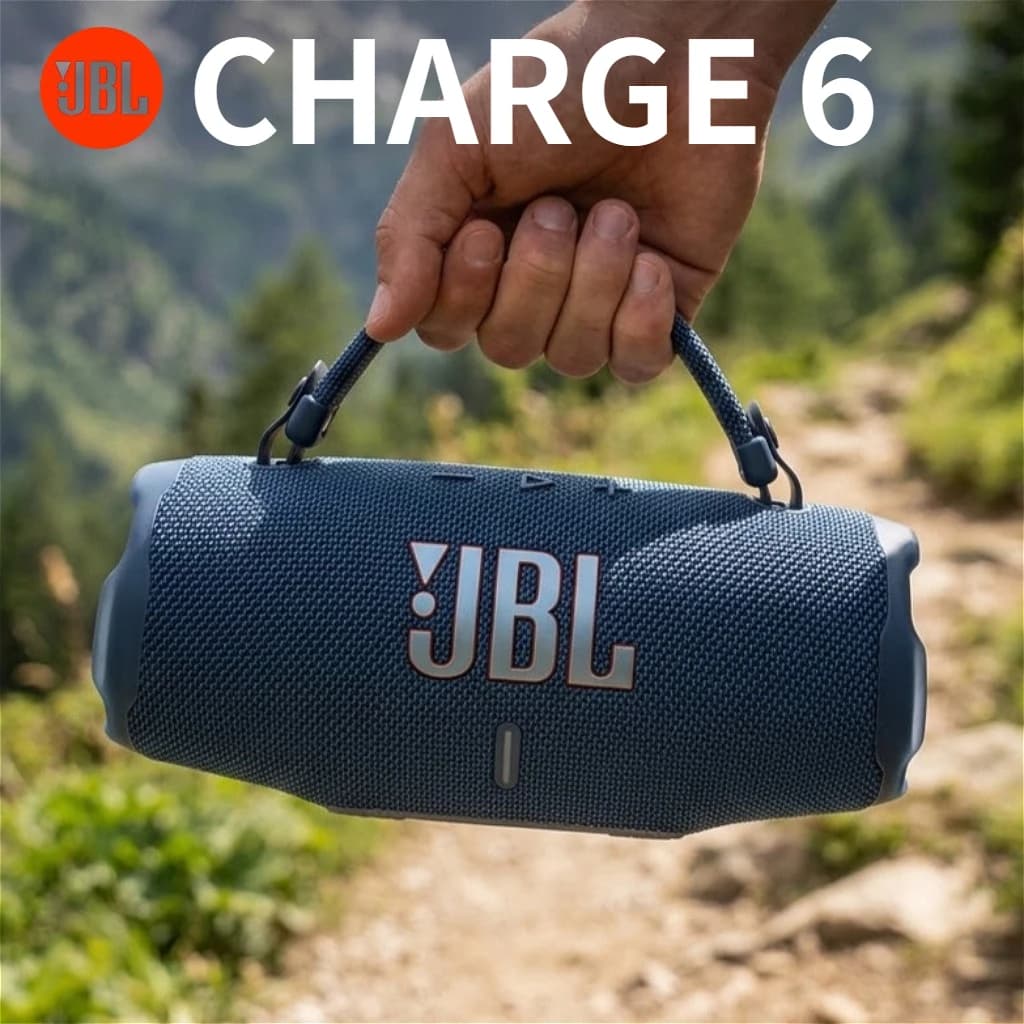 JBL Charge 6 Portable Bluetooth Speaker IP68 Waterproof Dustproof Pro Deep Bass Outdoor Camping Beach Party Wireless Loudspeaker