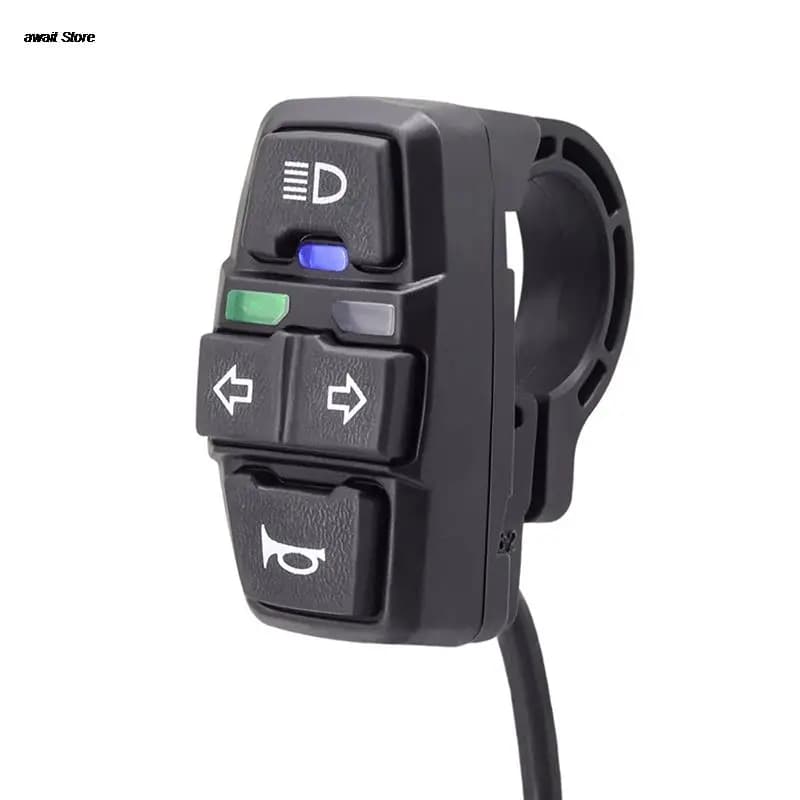 DK336 Electric Bike Scooter Light Switch for Motor Button Direction Indicator