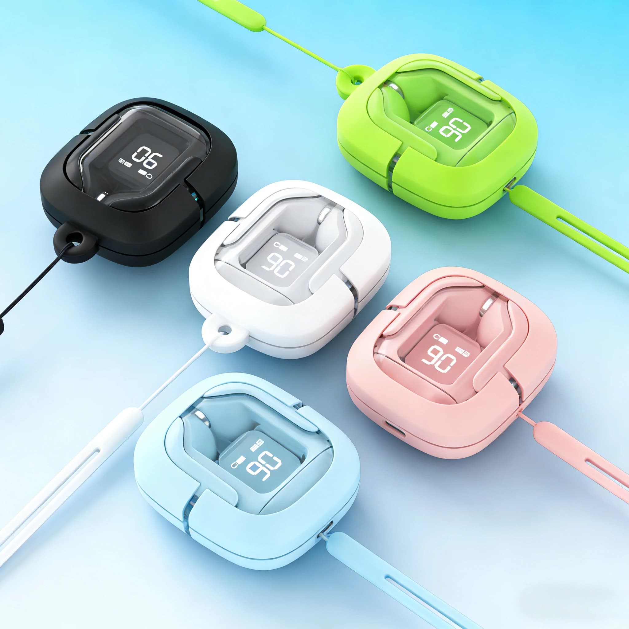 New Wireless Air31 TWS 5.3, Stereo HiFi Headphones for Sports and Gaming, Noise Reduction, Touch Control