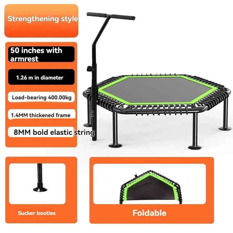 50 Inch Bouncy Bed, Adult Gym, Indoor Elastic Rope, Weight Loss Equipment, Waxed Bed, Lawn And Squeeze
