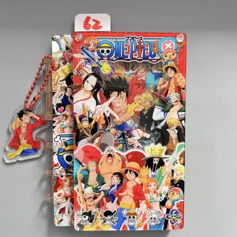 Cartoon Anime Naruto Dragon Ball un pezzo A7 Shake Fighter Notebook acrilico Ragazza carina Cuore Studente Manuale Regalo di Natale
