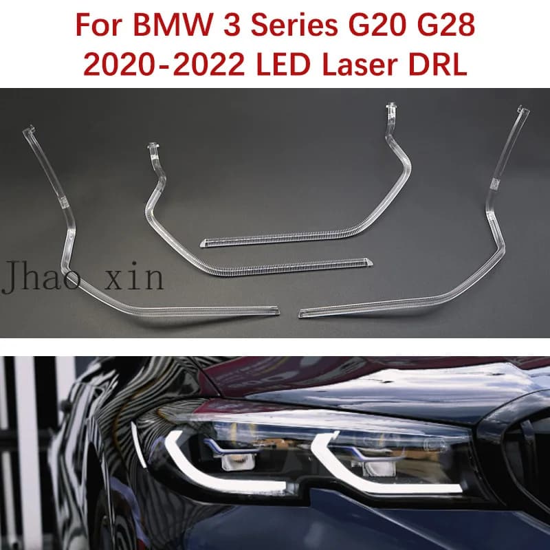 Modulo Ballast per Fari Angel Eye a Luce Bianca per BMW Serie 3 G20 G28, Tubo Lampada 2020-2022, Striscia Guida Luce LED Laser per Fari Auto DRL