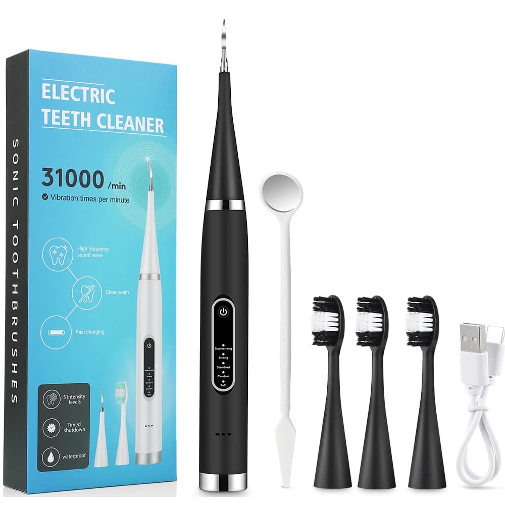 New Electric Waterproof Sonic Dental Scaler Tooth Whitening Tooth Whitening Oral Detergent Plate Marking Tartar Removal Tools