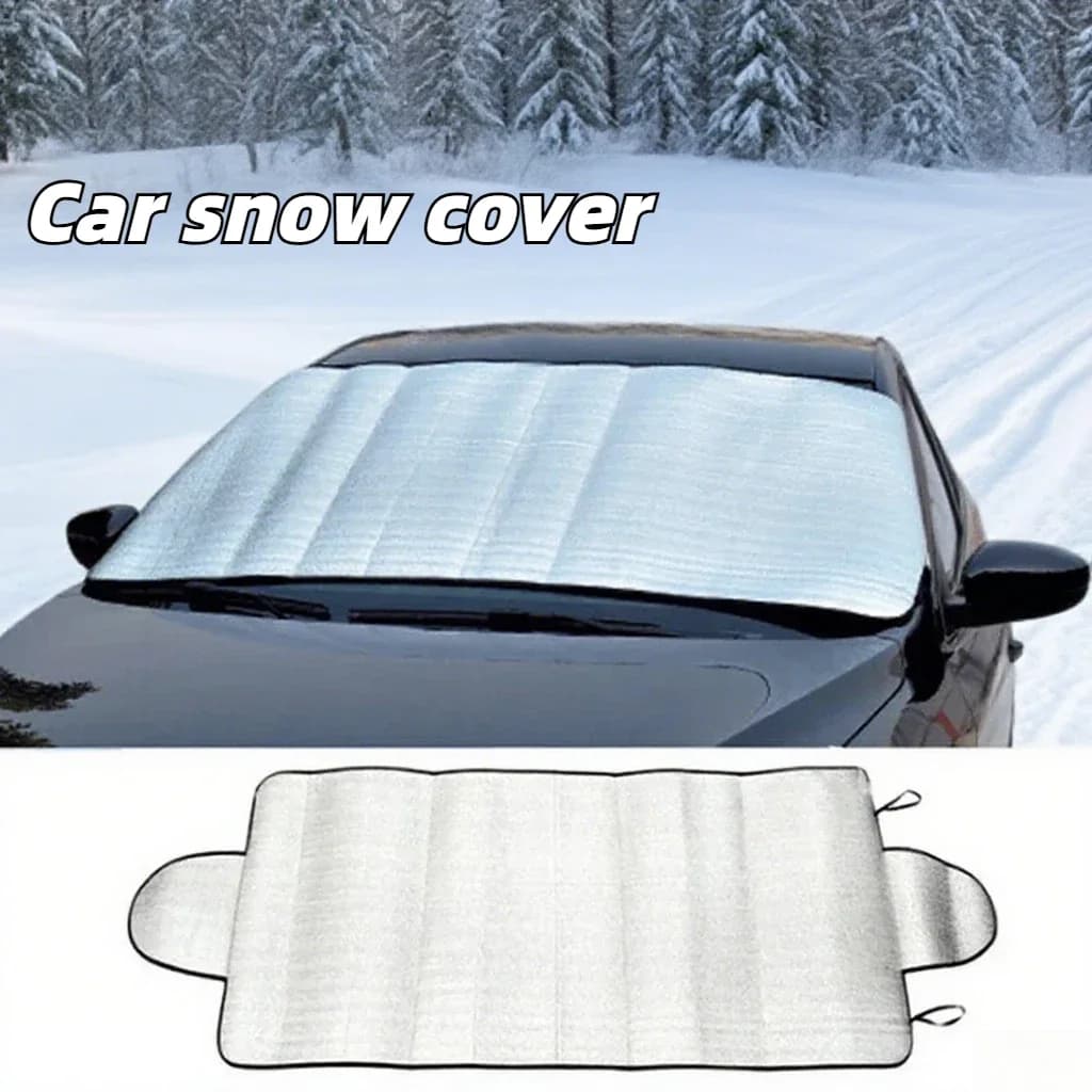Universal Car Front Windshield Cover Auto Sunshade Snow Ice Protection Cover Winter Summer Windshield Shield