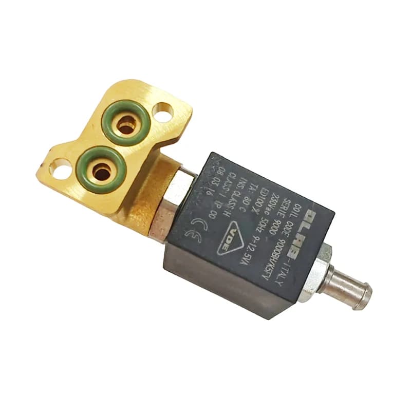 Elettrovalvola elettrica in ottone a 3 vie normalmente chiusa per macchina da caffè vapore acqua calda 9000BH AC230V 2 posizioni