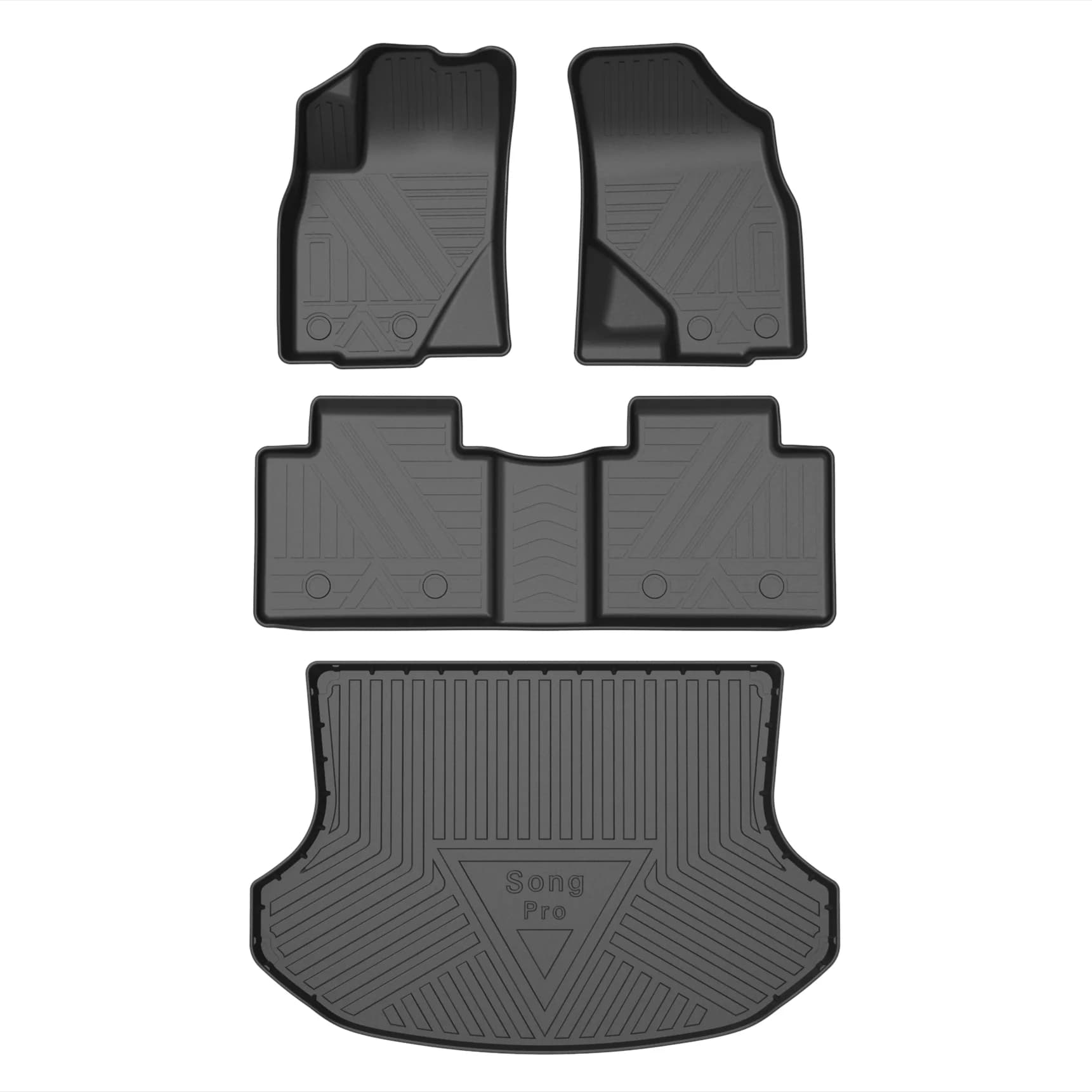 Misura su misura per BYD Atto 3 Guida a sinistra destra Song Plus EV Accessori interni auto Tappetino TPE per BYD Yuan Pro Tang Han EV
