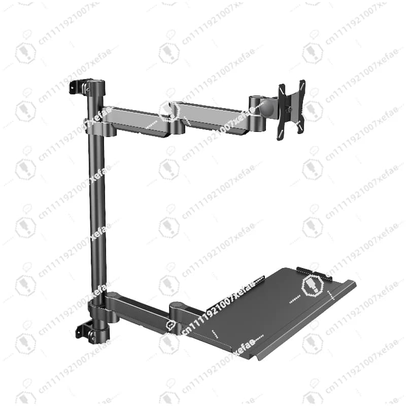 Support for Metal Monitor, Adjustable Height, Ergonomic Lift for Computer Screen and Laptop