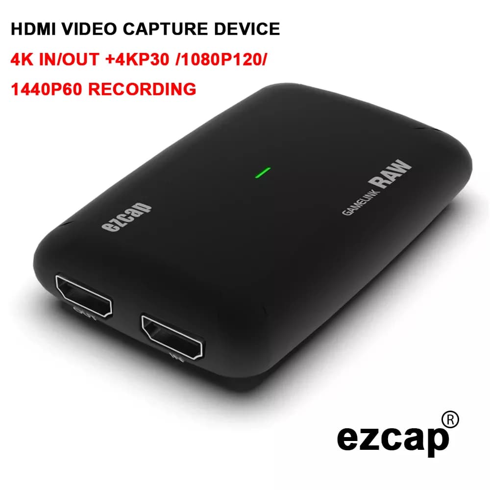 Ezcap321 scheda di acquisizione di giochi HD USB 3.0 registrazione In Streaming Live In 4K 30hz 1080P 120fps 60fps Audio Video Pass Through