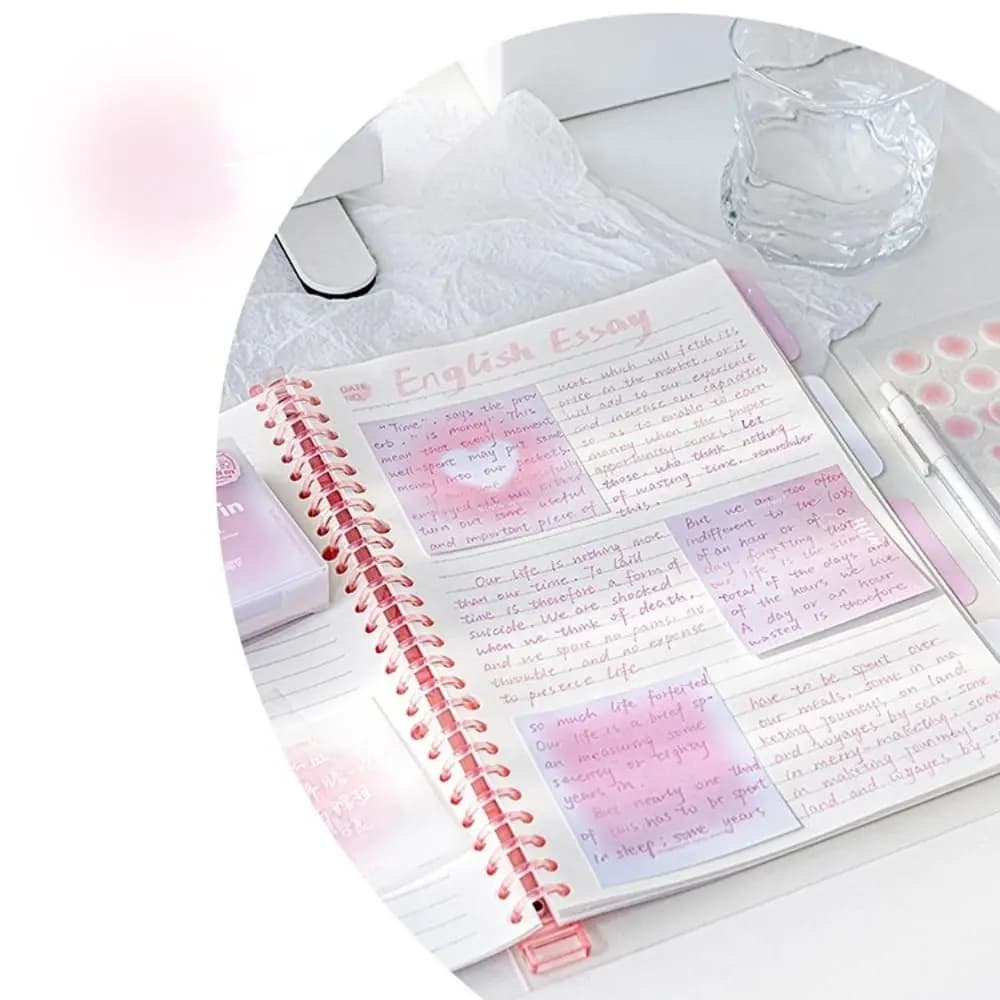 Set di Adesivi per Agenda, Etichette Adesive per Lista delle Cose da Fare, Etichette per Indice, Note Adesive
