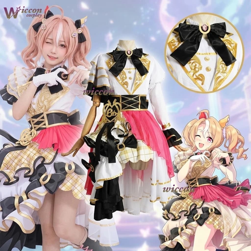 Umamusume Pretty Derby 6th EVENT The New Frontier Stay Gold Fusaichi Pandora Cosplay Costume Women Anime Stage Outfit