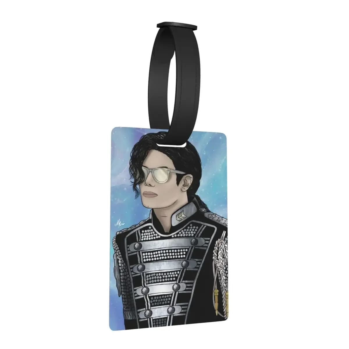 Michael Jackson Musicisti Cantanti Ballerini Etichette per bagagli Valigia Moda Bagagli Etichetta d'imbarco Porta etichette ID Nome Indirizzo