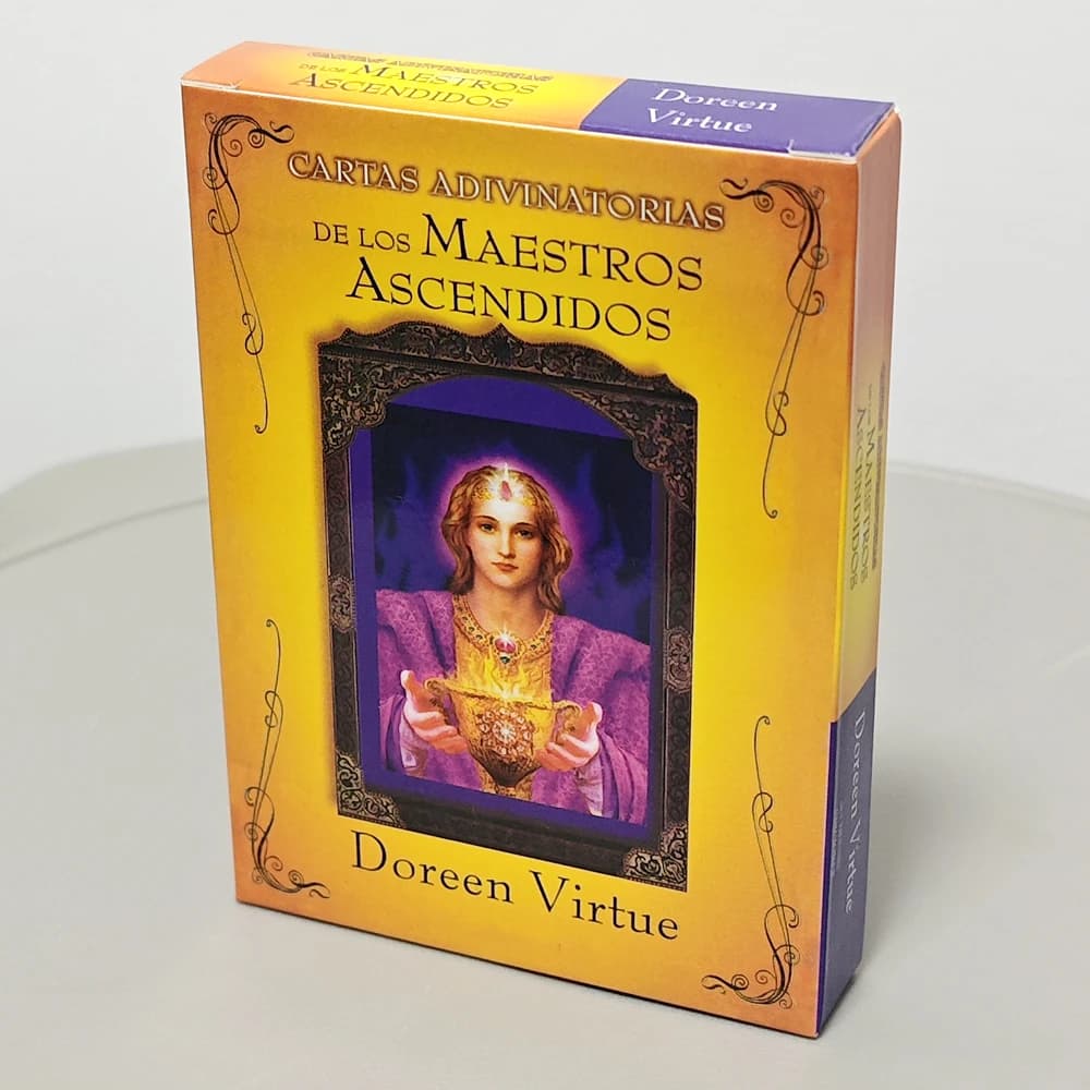 Mazzo Oracle Master Ascended in lingua spagnola 10,4 * 7,3 cm 44 carte Oracle