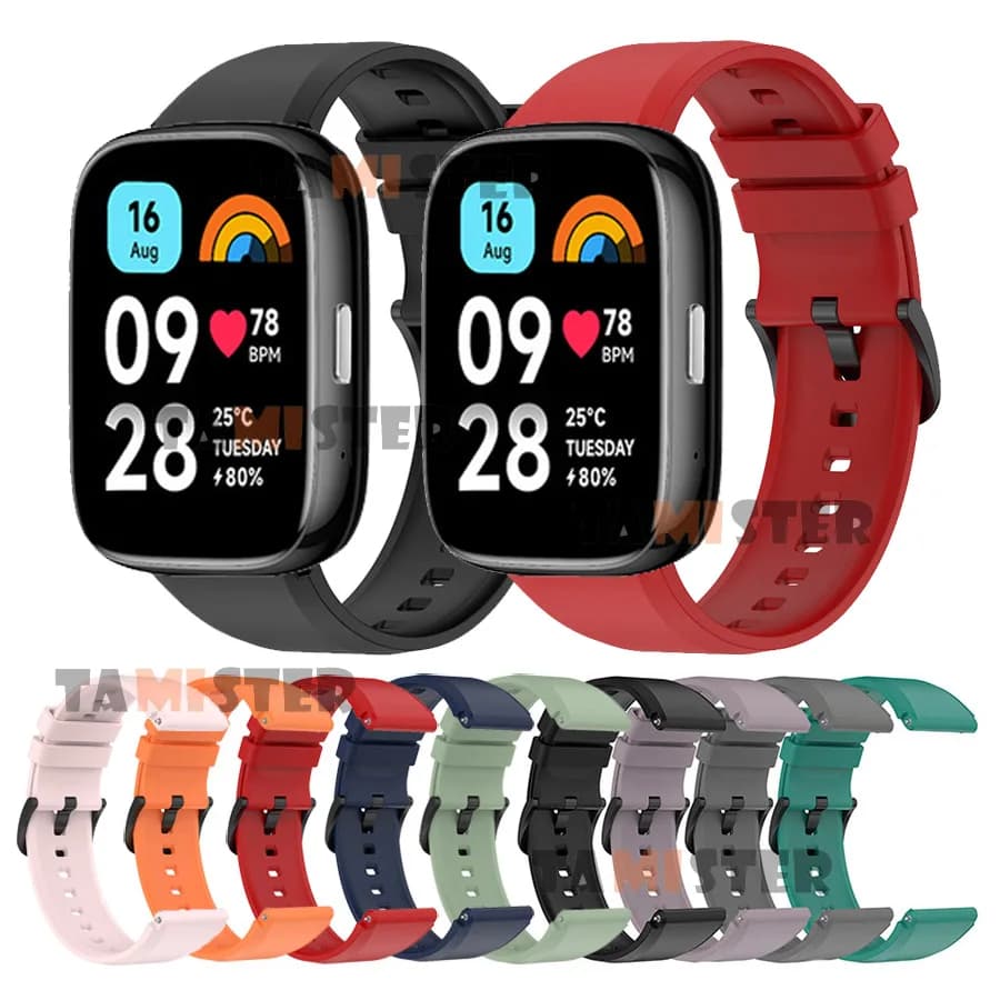 Cinturino in silicone per Redmi Watch 3 Bracciale di ricambio con cinturino attivo per Xiaomi Redmi Watch 3 Cinturino per orologio intelligente attivo Correa
