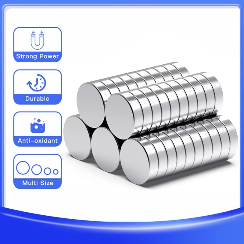 Super Powerful Magnet Round Strong Magnet for Refrigerator Home Office Craft 5x2 6x2 8x2 10x3 12x3 15x2