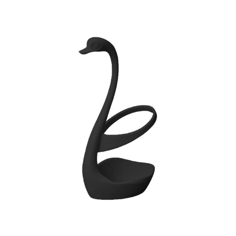 3D Printing Swan Toothbrush Holder Decorative Space Saving Toothpaste Stand Base Stable Plastic Makeup Brush Shelf