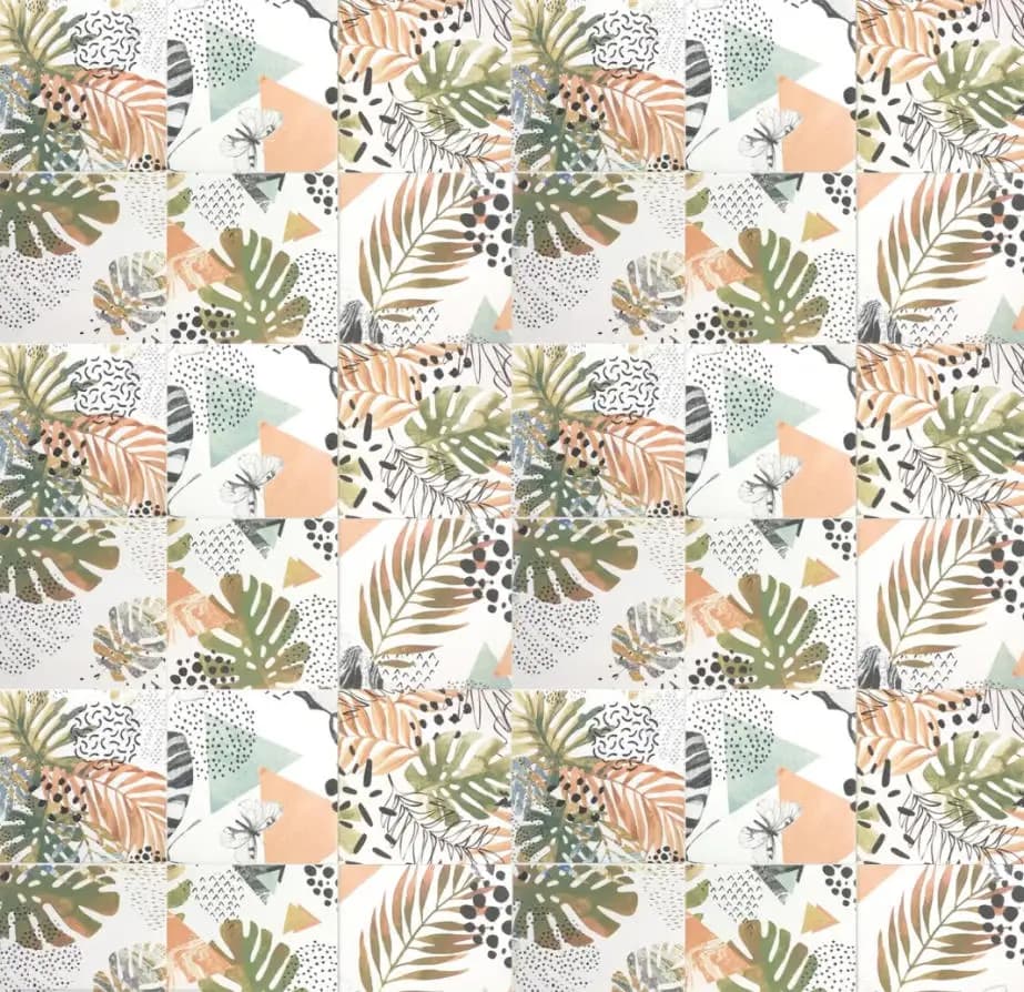 Carta da parati personalizzata con fiori e piante, materiale in seta, sfondo con piante della foresta pluviale tropicale, decorazione per la casa, carta da parati fotografica 3D