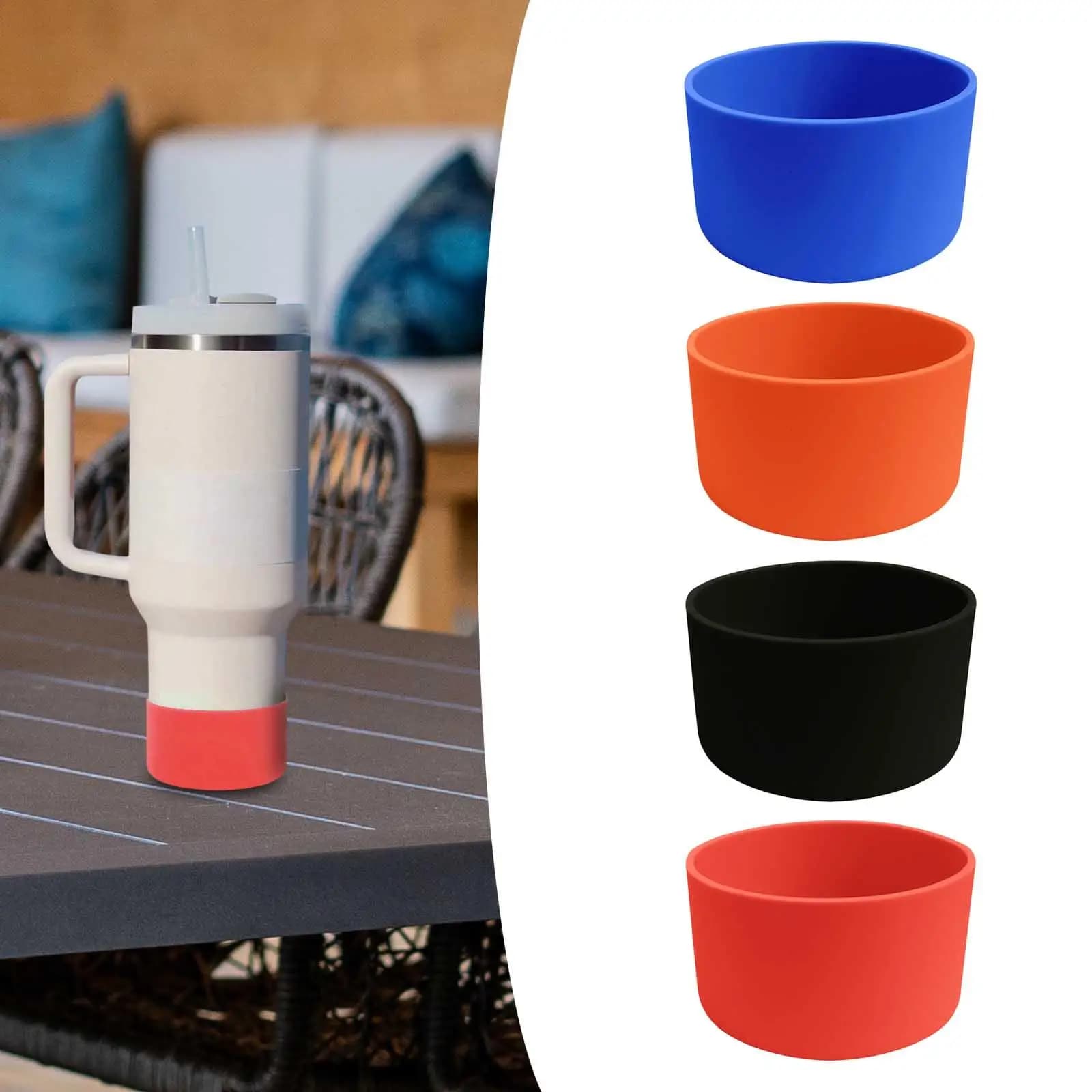 Bottiglia d'acqua protettiva sotto la copertura della manica, stivali da bottiglia, silicone resistente