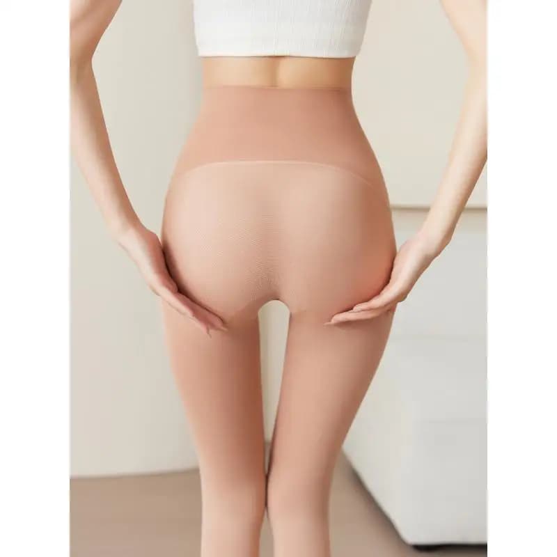 40-52kg Men And Women Leggings Seamless Pantyhose Light Leg Artifact Not Crotch Spring Medium Thick Velvet
