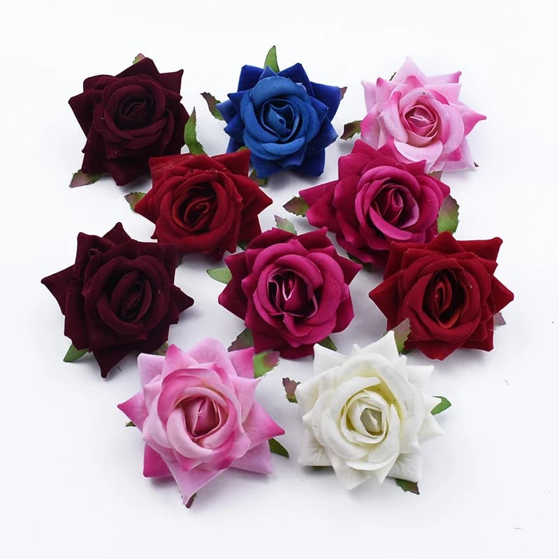 5/10 Pezzi Fiori Artificiali per Matrimoni, Ghirlande Nuziali, Bouquet, Decorazioni per Casa, Sala da Pranzo, Festival, Giardino, Arco, Confezione Regalo Fai-da-Te