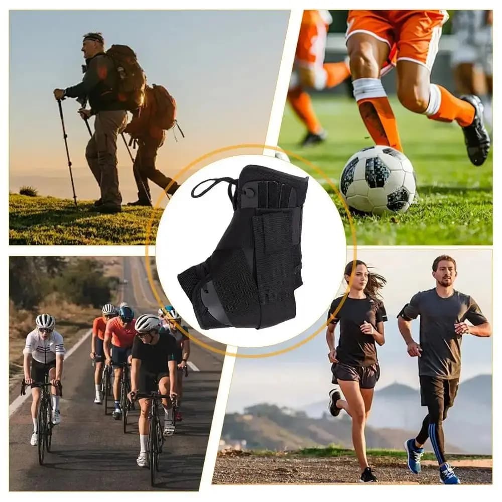 Supporto per caviglia sportivo pressurizzato Protezione per articolazioni Supporto per caviglia a compressione Tutore Stabilizzatore per stecca per caviglia con manica per piede a forma di 8