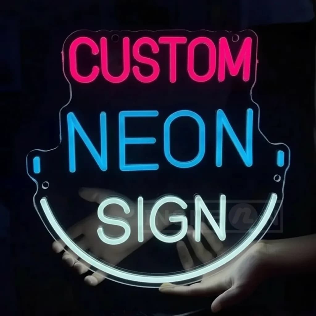 Insegna al neon personalizzata Decorazione della stanza Logo aziendale Barbiere Festa Café Shop Insegne acriliche 3D Salone di bellezza Studio Compleanno Luci a LED
