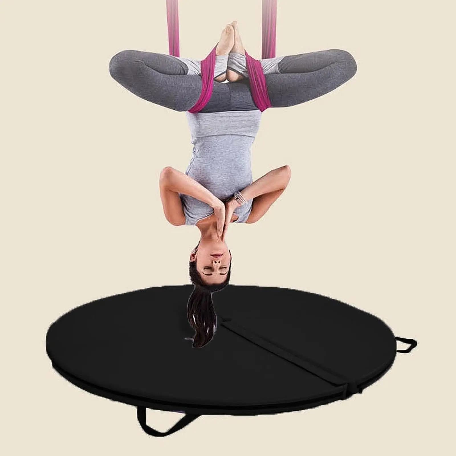 Foldable Yoga Mat Ball Floor Bearing Sports Foldable Dance Mat Yoga Mat for Indoor Fitness Training