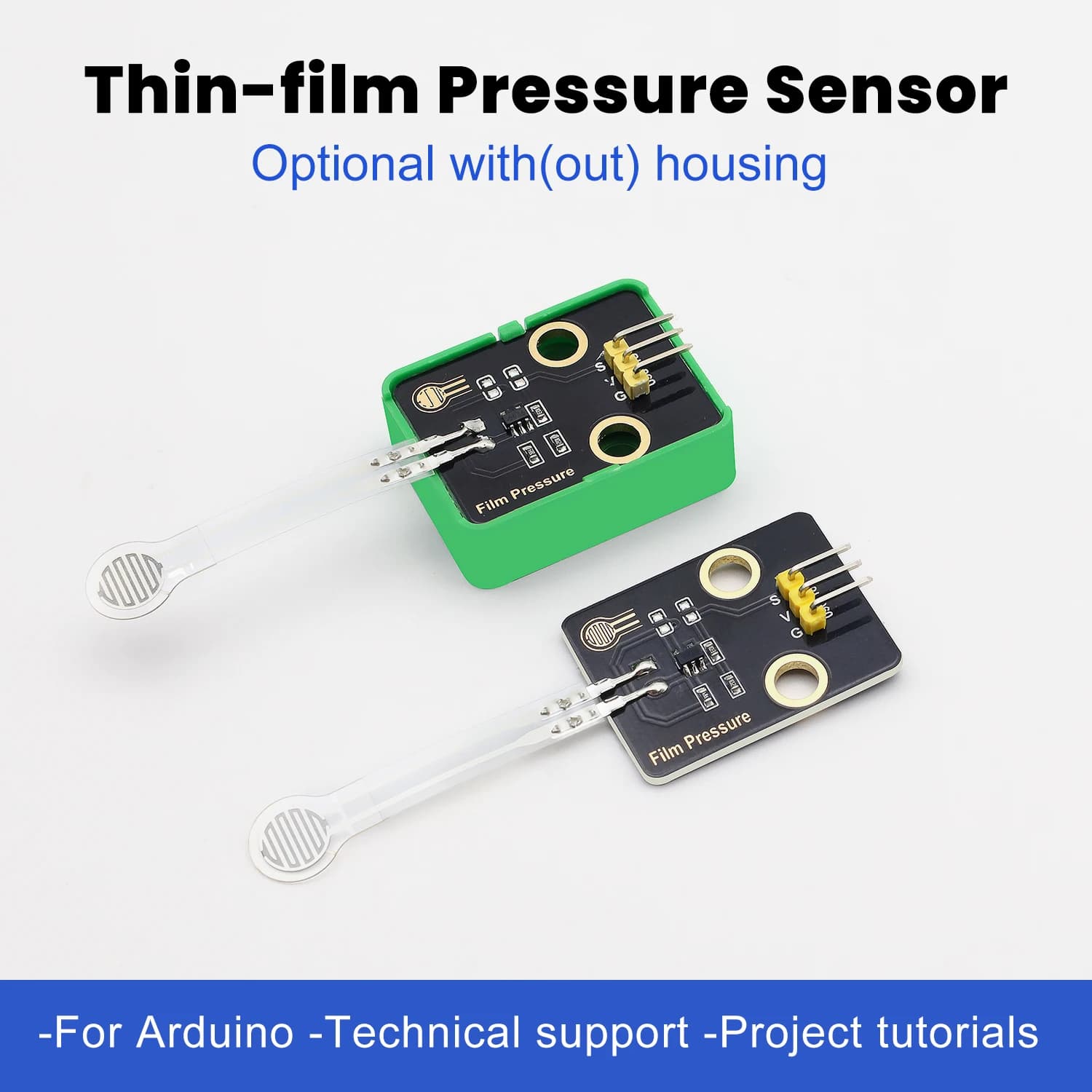Modulo sensore di pressione resistivo a film sottile per Arduino, Raspberry Pi, sviluppo Microbit compatibile con i blocchi Lego