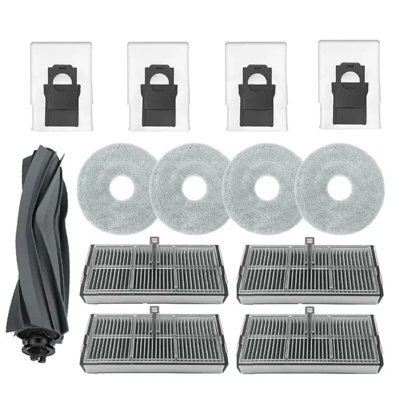 Replacement parts and accessories A95G for Dreame S30 Pro Ultra, X40 Pro: main brush, HEPA filter, washing cloth, dust collector bag