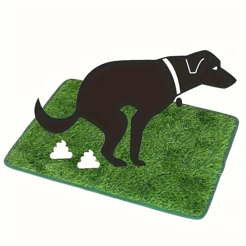 Tappetino per vasino per cani lavabile e riutilizzabile - Tappetino per erba artificiale con controllo degli odori per animali domestici