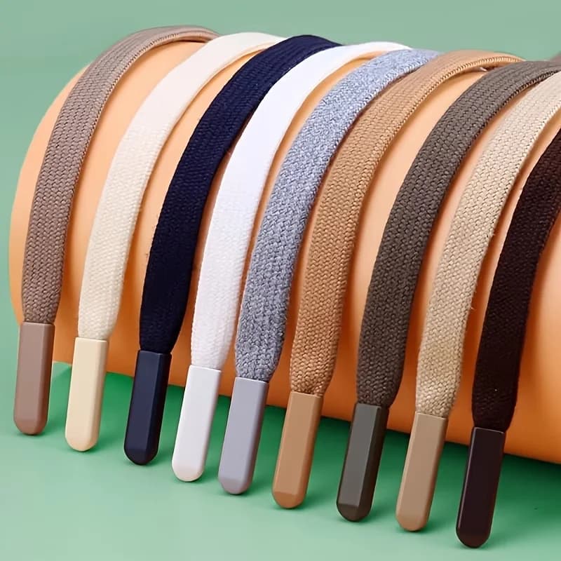 Cordoncino per pantaloni, cordoncino piatto rotondo per felpe, cintura sportiva casual per pantaloni, cordoncini intrecciati per cappelli e felpe