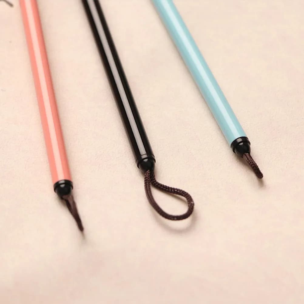 3Pcs Portable Fine Point Paint Brush Set Chinese Calligraphy Brush for Students Beginners Watercolor Ink Drawing Precision Line