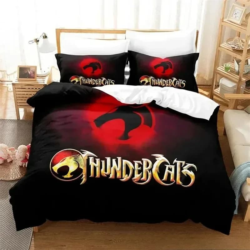 Thundercats 3D NUOVA Copripiumino Federa Set di biancheria da letto Adulto Ragazzo Ragazza Decorazione camera da letto Bambini Singolo Doppio Grande