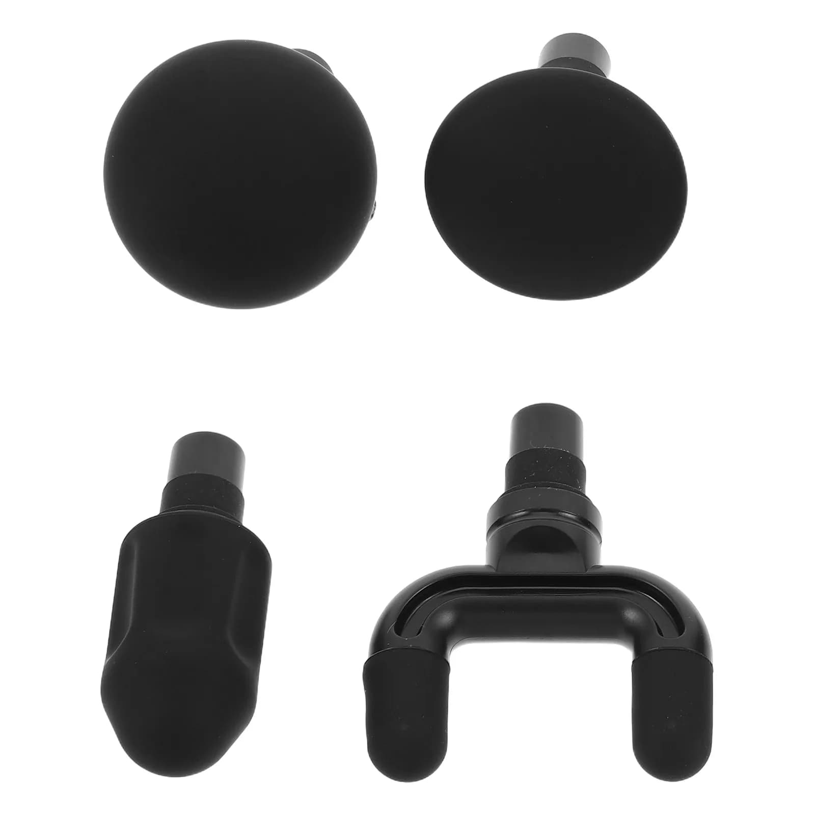 4Pcs Fascia Gun Attachments Athlete Massager Head Replacement 12-13Mm Deep Tissue Muscle Massager Attachment for Fitness Gym