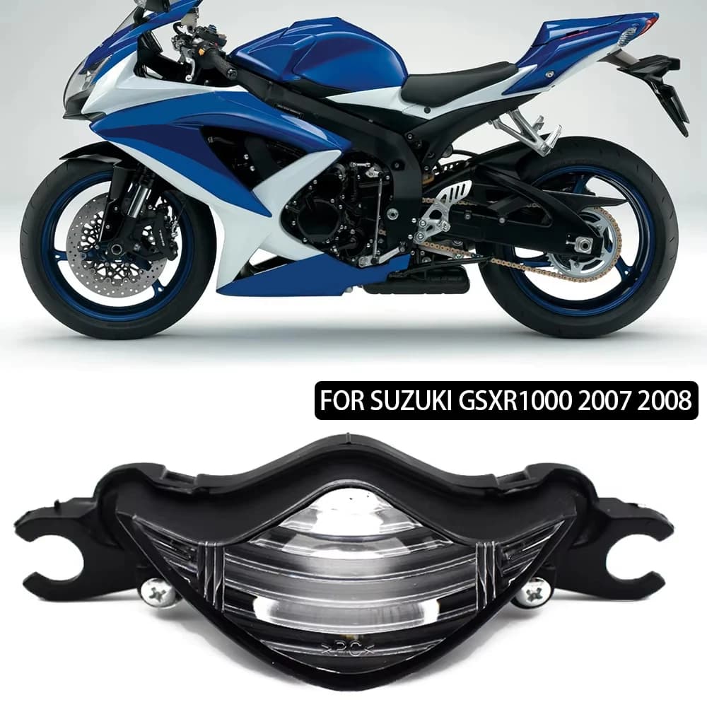 Front light for motorcycle transparent front light for Suzuki Gsxr1000 Gsxr 1000 K7 2007 2008 fendinebbia