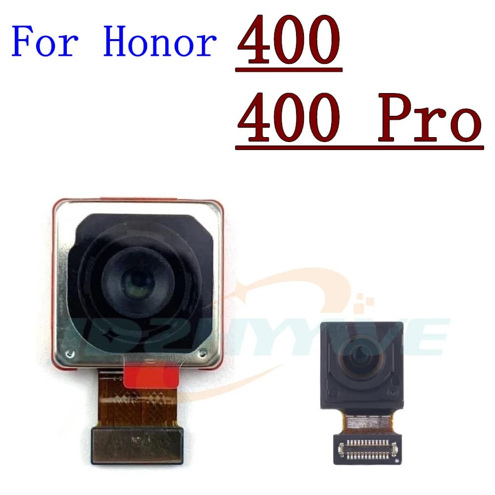 Modulo fotocamera posteriore anteriore per Huawei Honor 400 Pro 400Pro Selfie frontale vista ampia parti di riparazione cavo flessibile per fotocamera posteriore principale