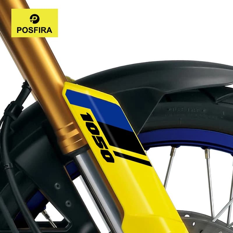 Adesivi in vinile POSFIRA per parafango anteriore moto Suzuki V-Strom 1050 DE V-Strom 1050DE 2023 2024 2025 2026 Accessori