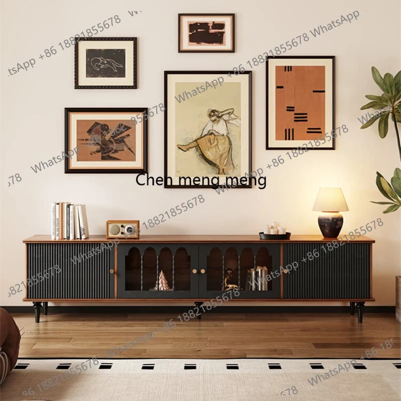 Mobili TV di Lusso Moderni per Soggiorno, Tavoli Porta TV in Legno Stile Nordico, Design Universale con Spazio di Archiviazione, Arredamento Trendy