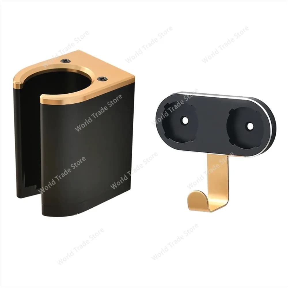 Supporto per ferro arricciacapelli per montaggio a parete per Dyson Airwrap Styler Rack di stoccaggio per ferro arricciacapelli per capelli Porta ugelli per bagno