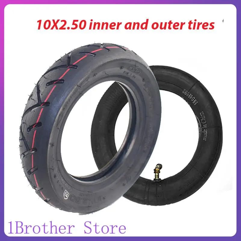 10*2.5 Inner Tube and Outer Tire Set for 10 Inch Electric Scooter Tyre Replacement Mountain Bikes Part 10x2.5 Kick Scooter Tires