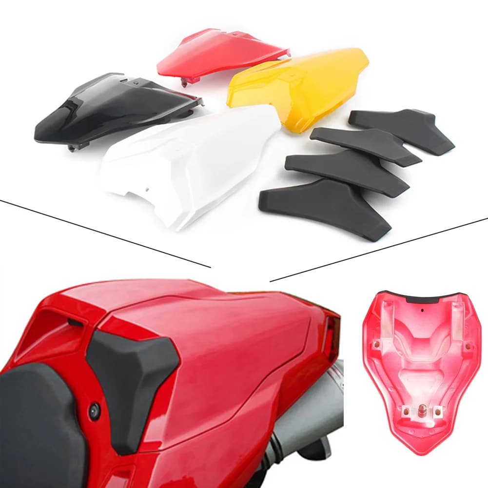 Motorcycle Passenger Rear Cowl Poster Carena Cover Poster Part For Ducati 1098 848 1198 2006 2008 2009 2010 2012