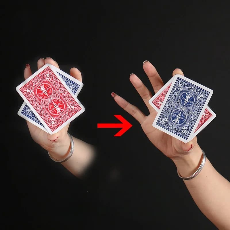 Velocità della luce attraverso Trucchi magici Trasporto di carte Magia Mago Primo piano Illusioni di strada Espedienti Oggetti di scena per mentalismo Giocattolo divertente