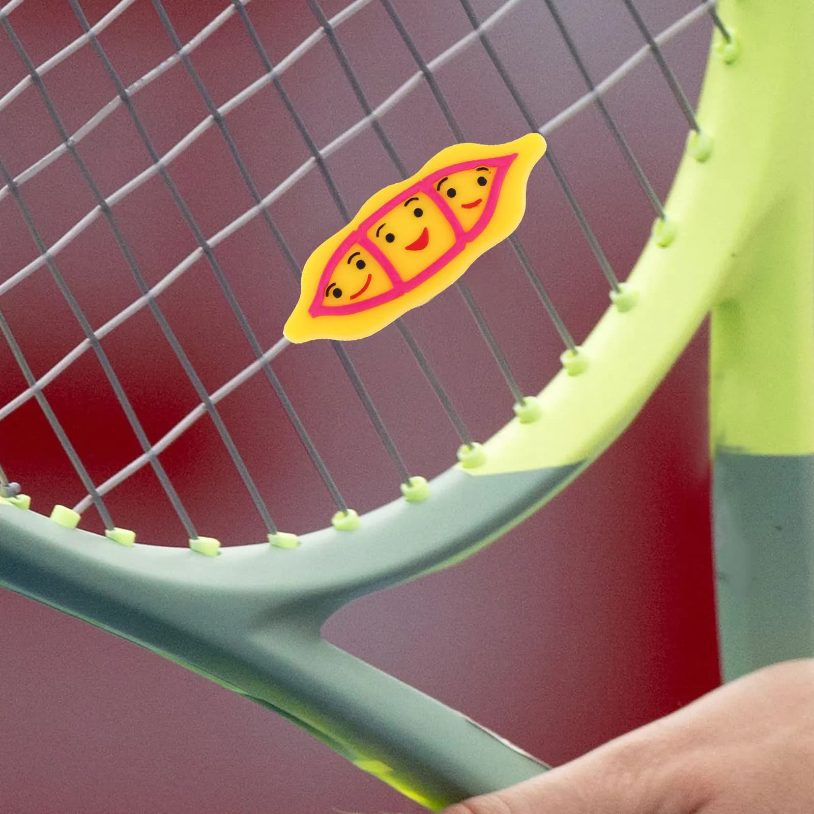 2 Pieces Antivibration for Tennis Rack, Long Silicone Shock Absorber for Tennis Rackets from Interior and Exterior