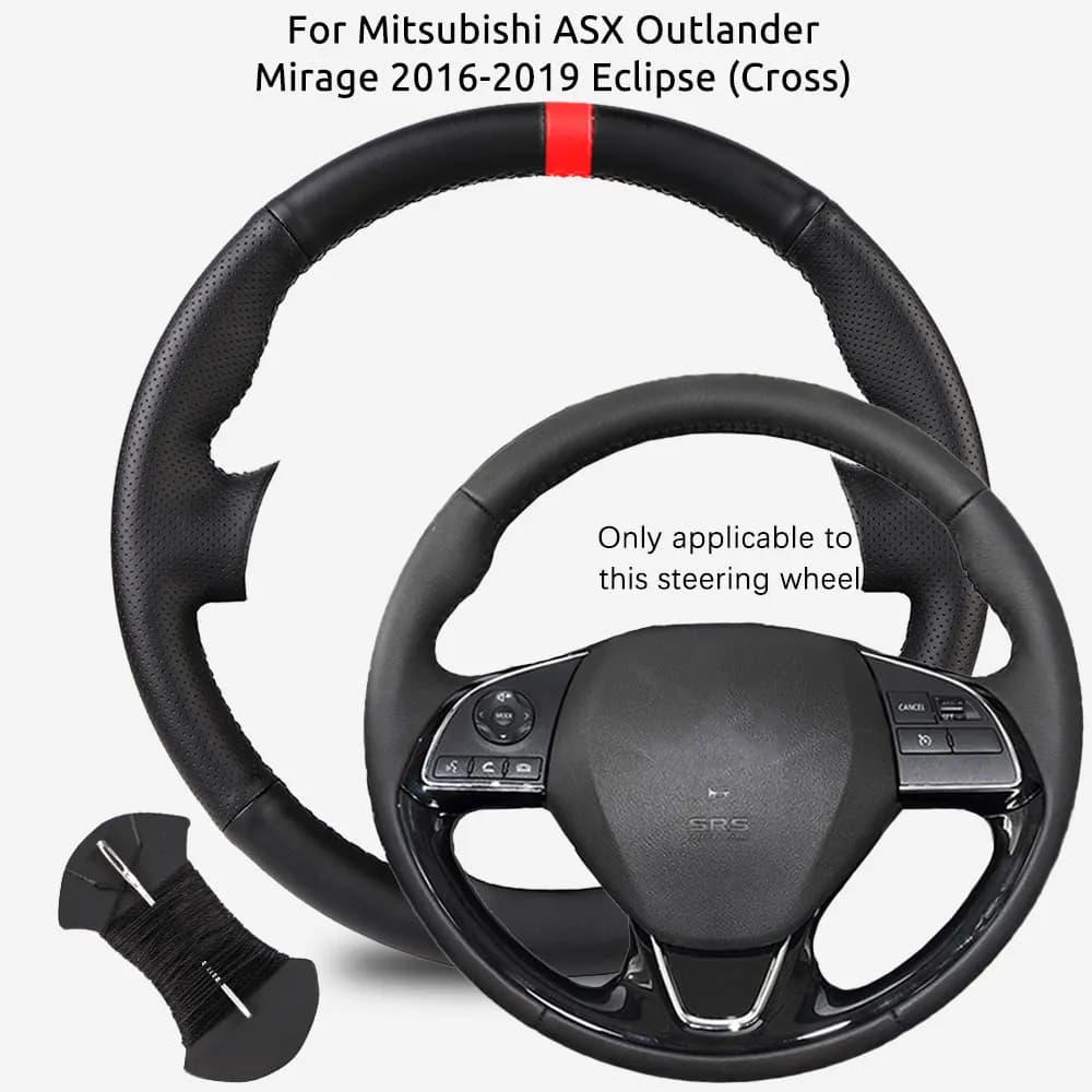 Coprivolante per auto antigraffio in pelle microfibra per Mitsubishi ASX Outlander Mirage 2016-2019 Eclipse (Cross)